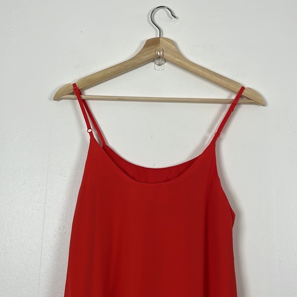 Lulus dress women's size small spaghetti strap red pullover lined sleeveless - Picture 7 of 8